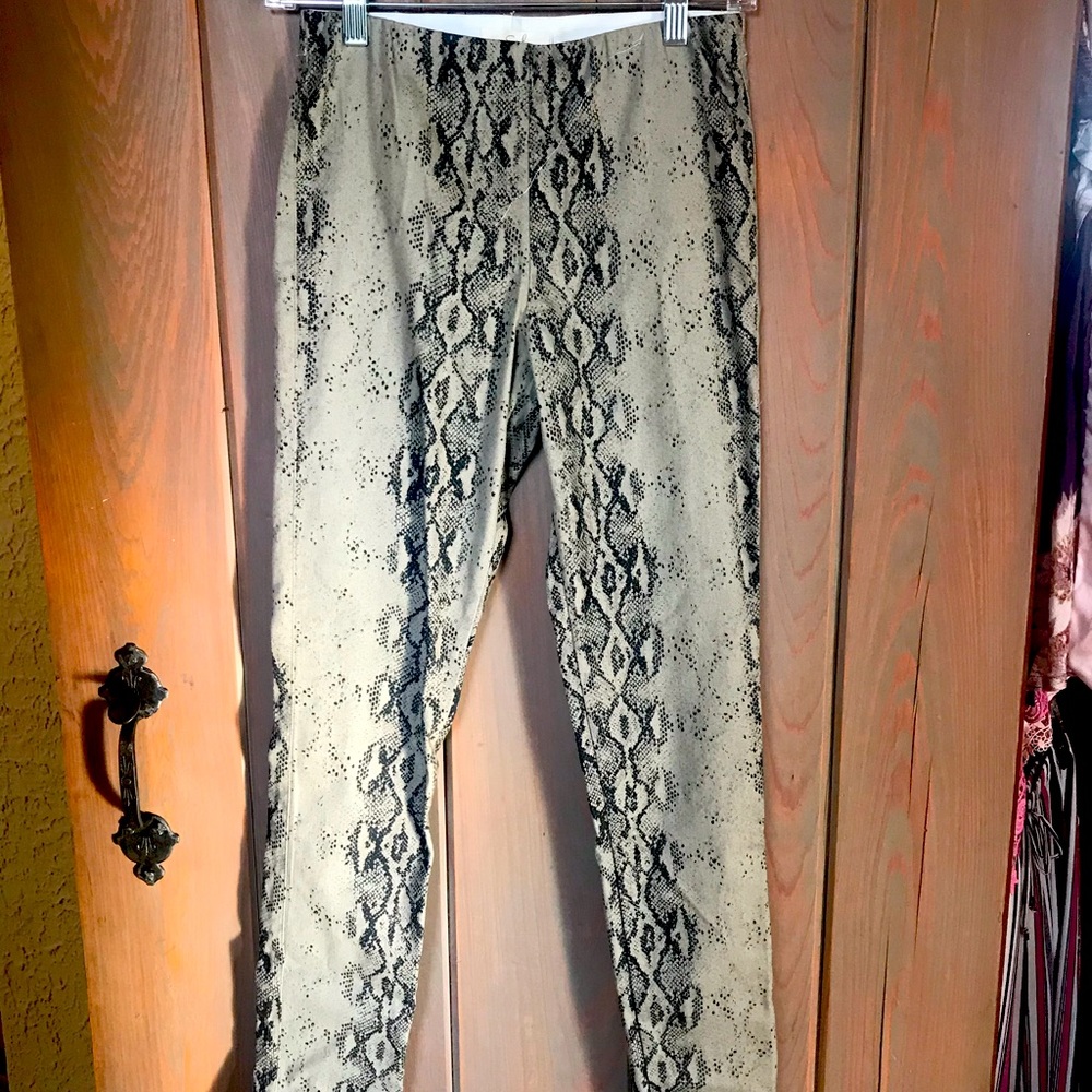 Snake skin pants